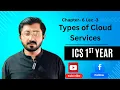 Types of Cloud Services 11th Class Computer Software Engineering chapter-6 Lecture-3