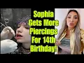 Farrah Allows Daughter Sophia To Get 6 More Piercings For 14th Bday Including Snakebite Piercings