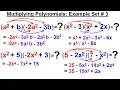Algebra - Ch 5 Polynomials 21 of 31 Multiplying Polynomials Example Set