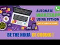 Automate WhatsApp Message ll Learn Python ll Python project ll Whatsapp Trick