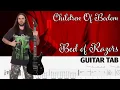 Download Lagu Children Of Bodom - Bed of Razors | Guitar Tab Playthrough