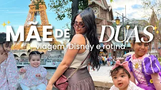 MAIS UMA SEMANA COMIGO 💖 vida real, fomos para Paris e levei a Mia e Olívia na Disney!