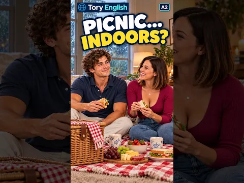 A Picnic in a Living Room? | A2 English Story