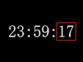 Timer Count Up 24 Minutes With Tapping Tones 18 FPS