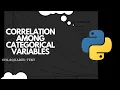 Calculate Correlation Among Categorical Variables in Python