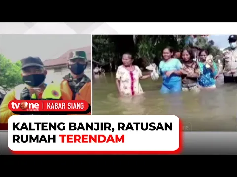 Banjir Rendam Ratusan Rumah Warga di Kalimantan Tengah