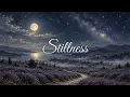 Lavender dreams settle softly beneath the silver moon | Gentle Harp for Sleep