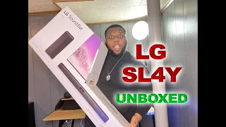 LETS UNBOX THE LG SL4Y SOUND BAR  LETS UNBOX THE LG SL4Y SOUND BAR