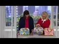 Dooney Bourke Hydrangea Basket Weave Zip Zip Satchel Handbag on QVC