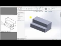 SolidWorks Tutorial for Beginners - Exercise 1 SolidWorks Basics Tutorial Rabbeted Block