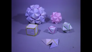 Platonic Solid From Modular Origami 