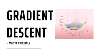 01 Gradient Descent and Cost Function in Machine Learning In-depth analysis