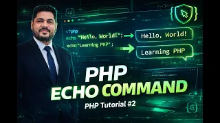 PHP Tutorial for Beginners Display Output Using Echo Command in PHP