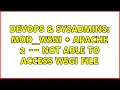 DevOps SysAdmins mod - wsgi Apache 2