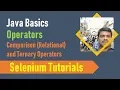 5B Java Basics for Selenium - Java Operators