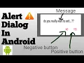 Lecture 10 Alert Dialog in Android with buttons and Toast -