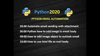 Python Email Automation How to send email automatically with attachment Add Image in Email Body