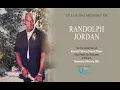 In Loving Memory of Randolph Jordan