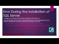 reporting services catalog database file existence failed SQL SERVER