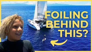 Has This EVER Been Done? Foiling Behind a Catamaran in SOLOMON ISLANDS | S3 E29