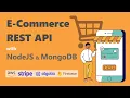 NodeJS and MongoDB E-Commerce Shopping REST API - Project Setup Part 1