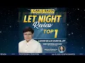 LET Night Review in Professional Education with Sir Lanvin De Los Santos, LPT, Top 1.