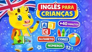 INGLÊS INFANTIL | ABC, NÚMEROS, CORES | AMIGO MUMU +40 MIN