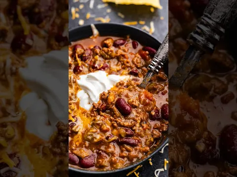 Classic No-Fuss Chili #chili #dinner #recipe #cooking