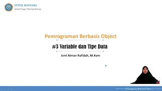 Variable dan Tipe Data Pada Bahasa Pemrograman Java