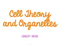 Unit 2 Cells Concept 1 Notes UPDATED