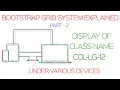 Bootstrap 3 Grid System Explained Tutorial - part 2