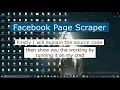 Scraping Facebook Page Without Using Api Method