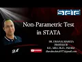 47 Non-Parametric Test in STATA Dr Dhaval Maheta