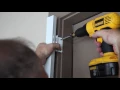 Metal Hinged Screen Door Installation