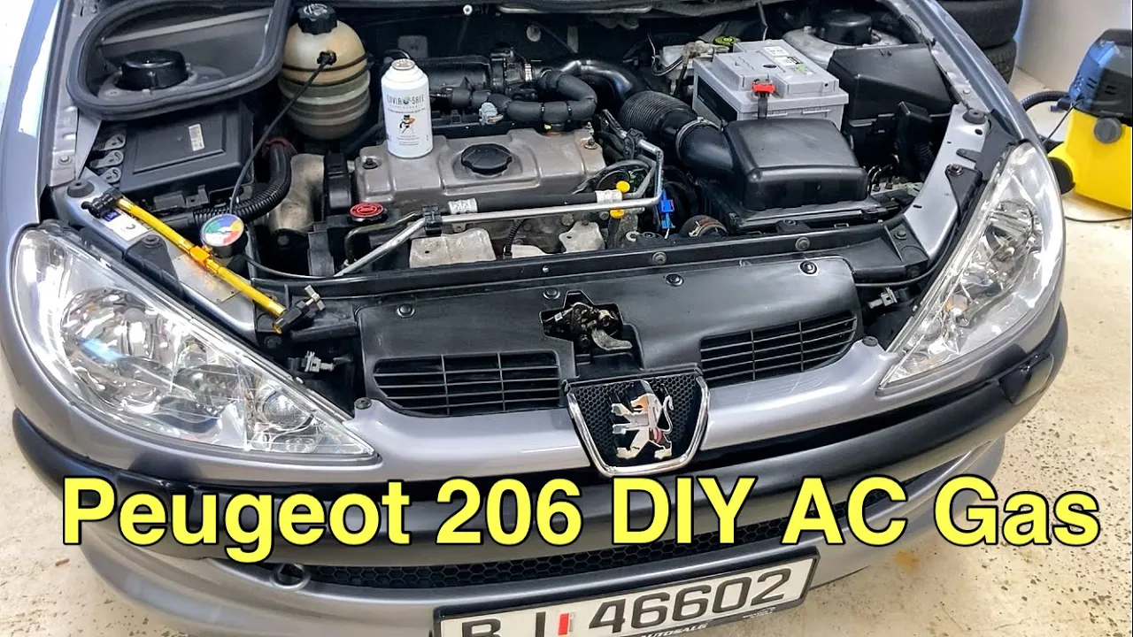 Peugeot 206 AC Cold Again! (Cheap & Easy DIY)
