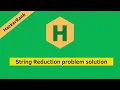 HackerRank String Reduction problem solution Algorithms problems solutions Programmingoneonone