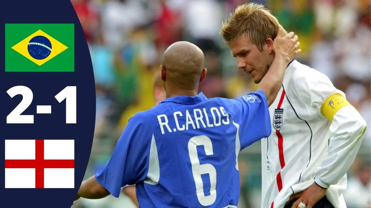 Brazil vs England 2-1 | Extended Highlights and Goals (World Cup 2002)