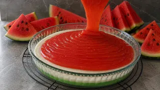 🍉 Karpuz Zamanı 1 Dilim Karpuz ve Sütle Hazırlıyorum.✅ Aşırı Lezzetli 🤤 