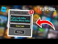 How to make a Twitter Code System Roblox Studio Tutorial