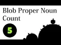 Easily counting proper nouns in a string using TextBlob