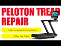 Peloton Tread Repair DIY Tread has stopped communicating firmware failed and safety key issues