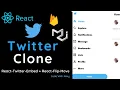 Build Twitter Clone using React Hooks States Props With React-twitter-embed features