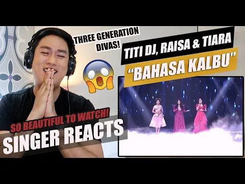 Download MP3 BAHASA KALBU - Titi DJ, Raisa & Tiara | SINGER REACTION