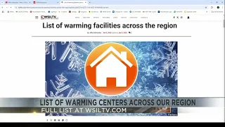 List of warming shelter locations on WSILTV com