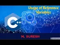 22-03-2021 C Usage of Reference Variable Pointers vs References