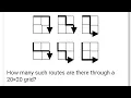How to do project eular problem 15 - lattice problem