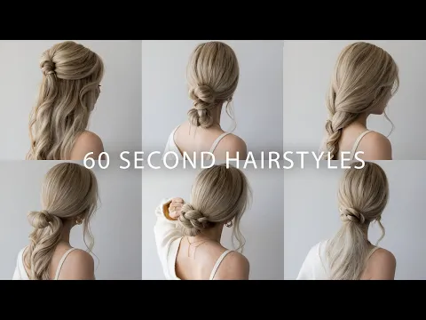 Download MP3 6 QUICK & EASY HAIRSTYLES | Cute Long Hair Hairstyles