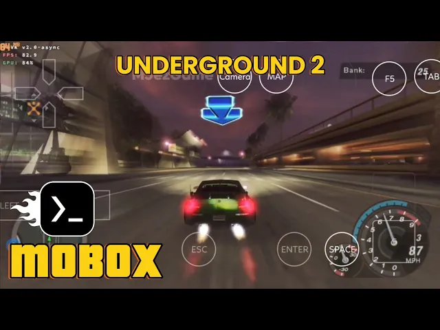 Mobox - Gameplay Need For Speed Underground 2 - Emulator Windows Android