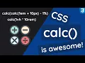 CSS Calc Method in 10 Minutes CSS Tutorial For Beginners