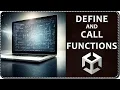 How to DEFINE A FUNCTION in C with input and Output parameters - Unity 6 example